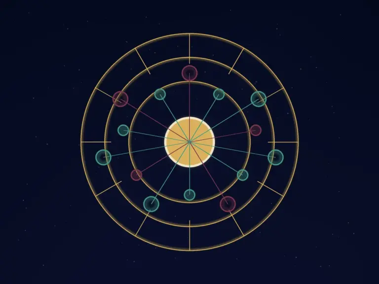 紫微命盘中主星旁的辅助星光与挑战星光共同影响宫位结构